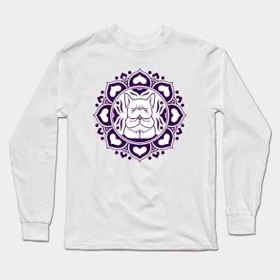 Meditating French Bulldog Long Sleeve T-Shirt